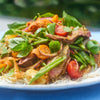 Pesto Beef Hot & Sour Asian Salad