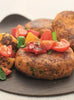 Chickpea & Pesto Burgers with Salsa Rossa