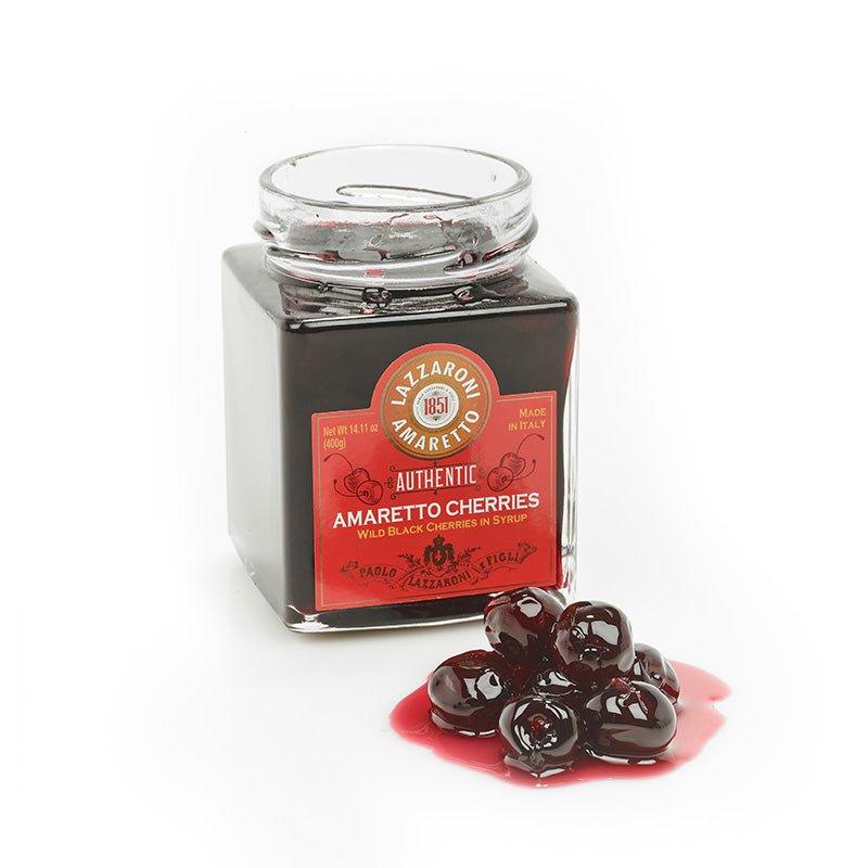Amaretto Amarena Cherries by Lazzaroni Italian Cherries Sacla