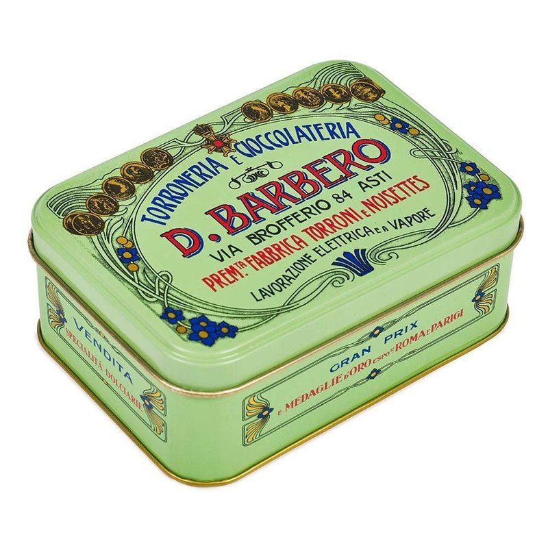 Beautiful D.Barbero Italian mint green vintage style keepsake tin.