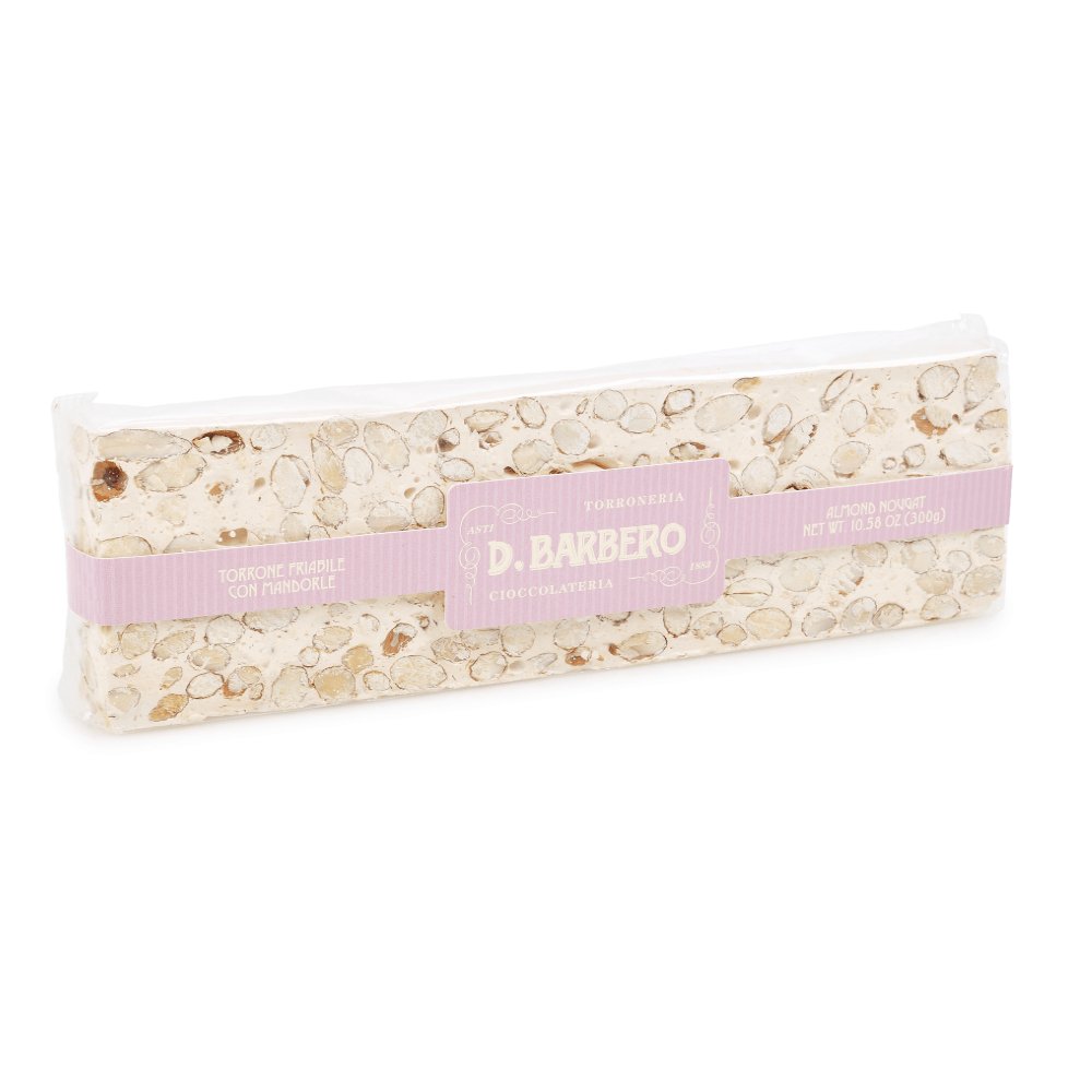 Crumbly Almond Nougat Torrone 300g by D. Barbero