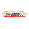 Medium Rectangular Dish 24.5cm by Sol'Art with Blue Spiral