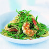 Basil Pesto Prawns with rocket and pasta salad