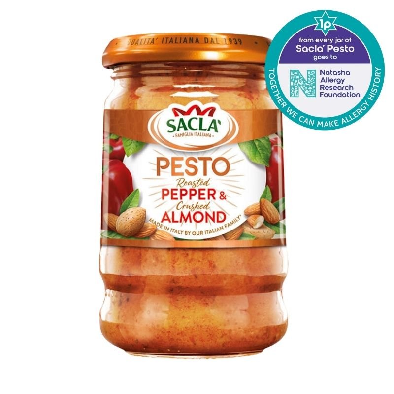 Sacla' Red Pepper & Almond Pesto 190g