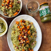 Basil Pesto & Roasted Squash Risotto