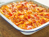 Tomato, Chilli Pesto & Halloumi Pasta Bake