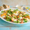 Griddled Peach & Lemon Pesto Almond Salad