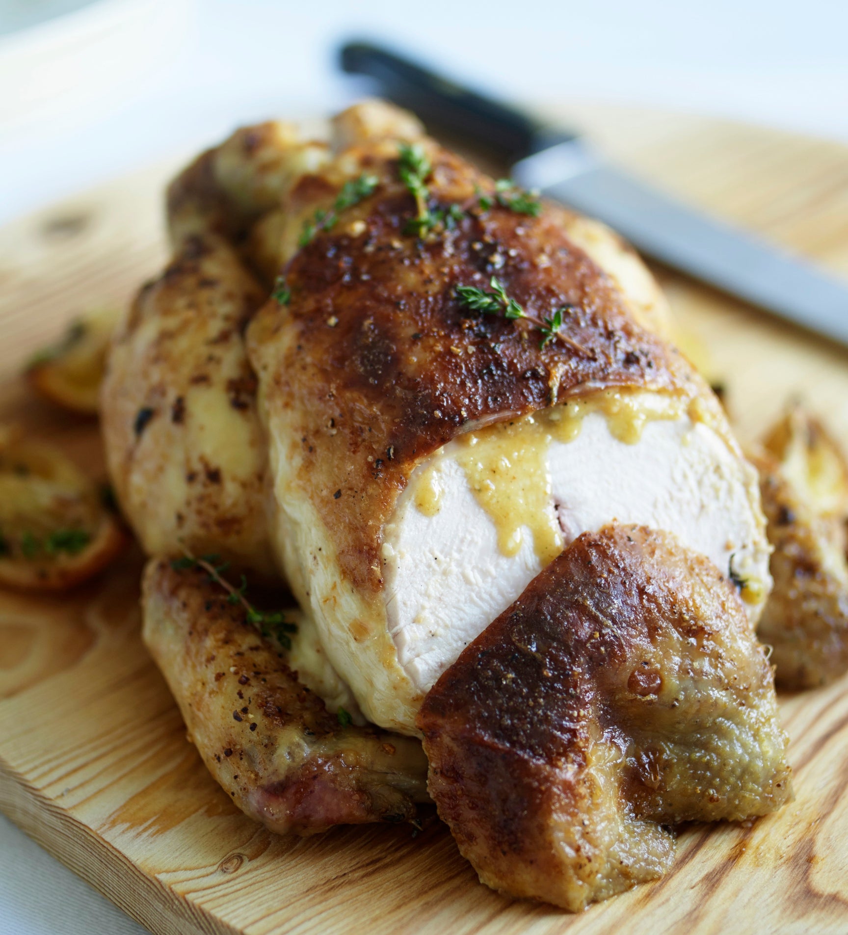 Truffle Pesto Roast Chicken