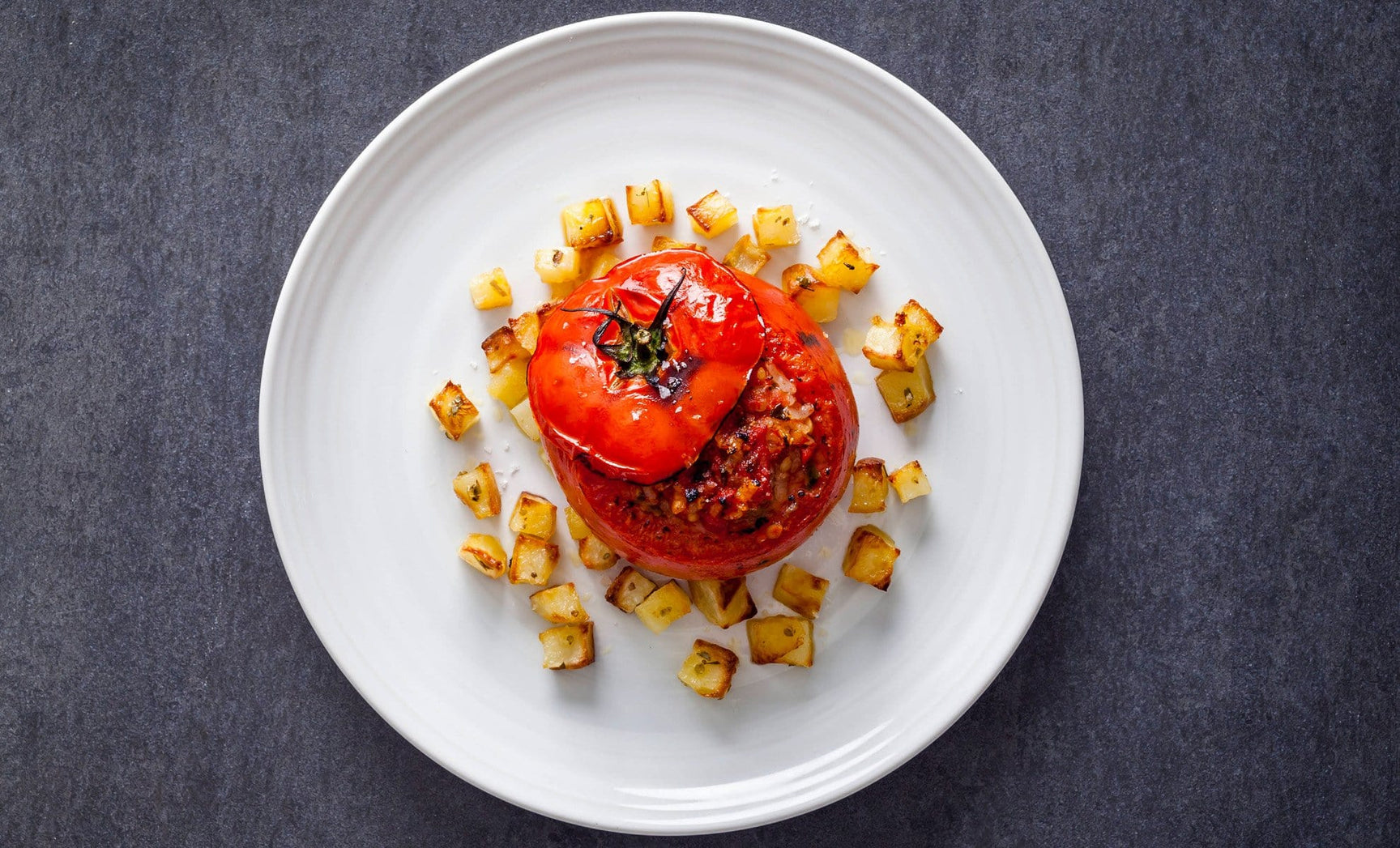 Anna Del Conte's Stuffed Tomatoes