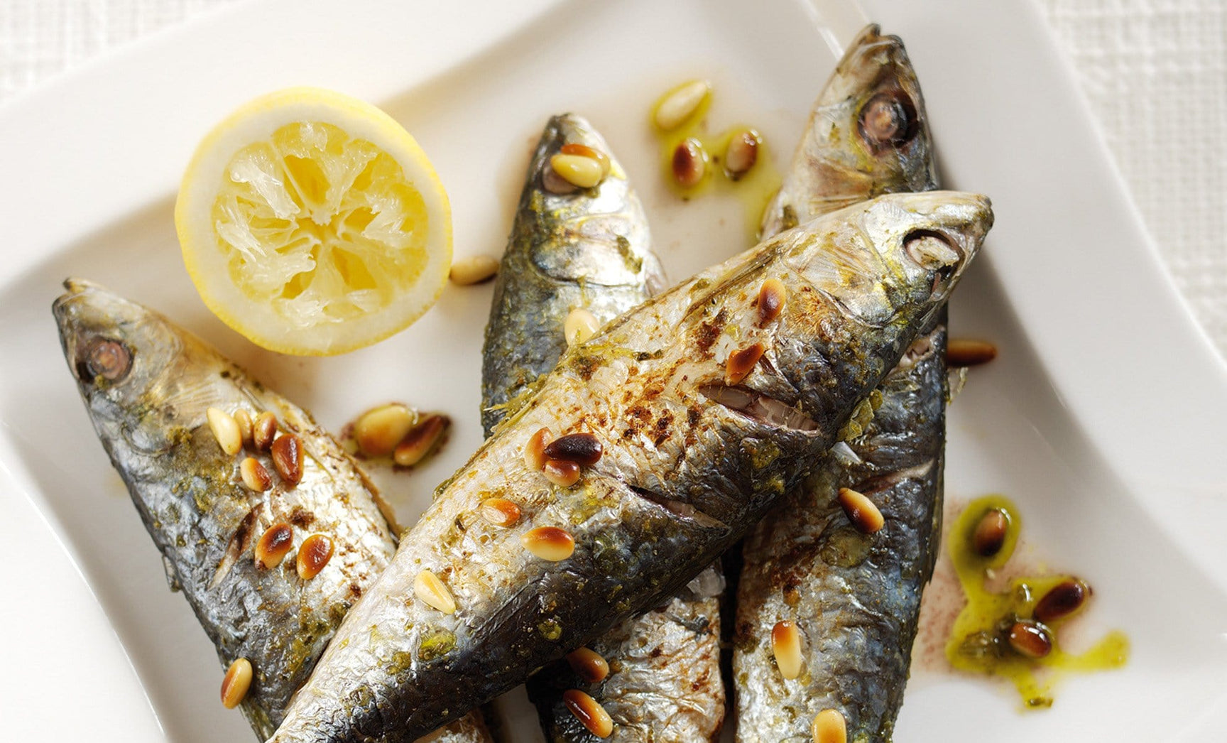 Basil Pesto Sardines