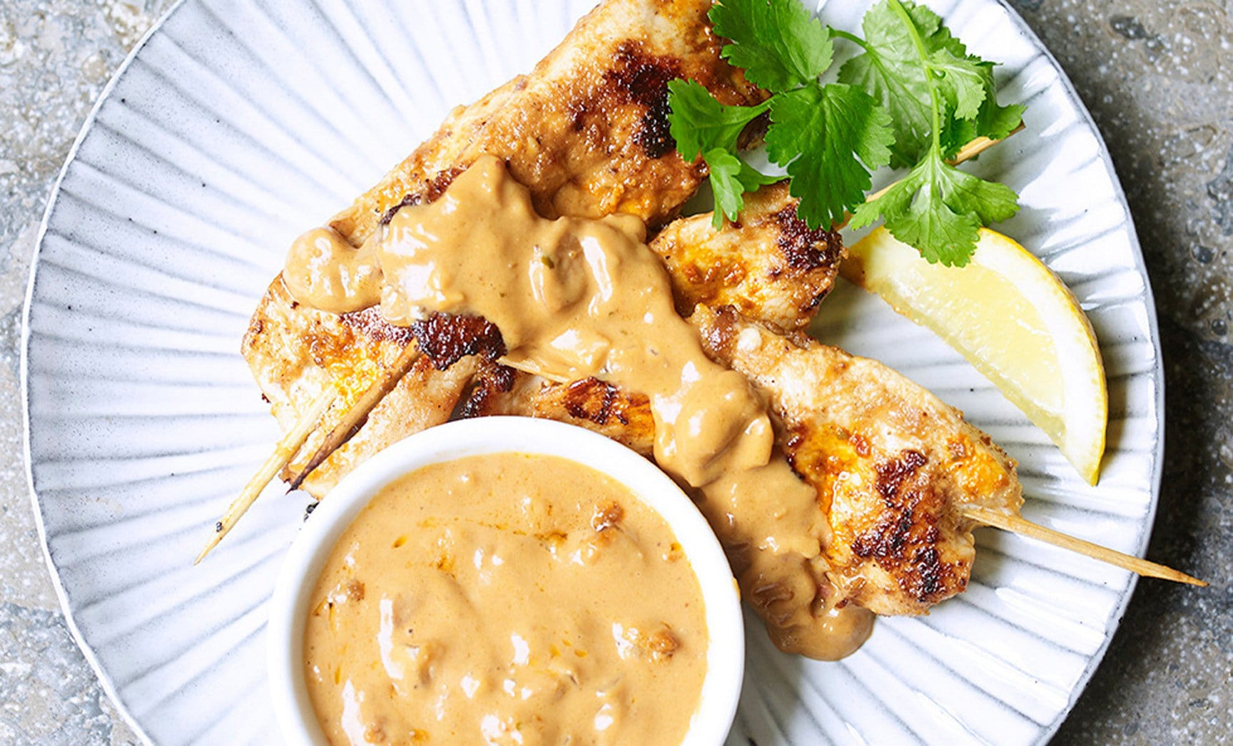 Chicken Satay with Fiery Chilli Pesto