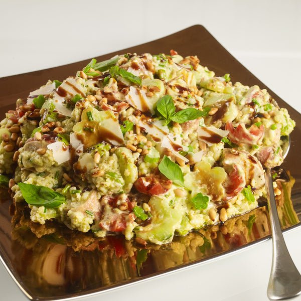 Coronation Pesto Chicken with Rice Salad
