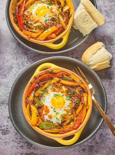 Fiery Chilli Pesto Shakshuka 