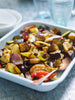 Mediterranean Vegetable Salad with Basil Pesto