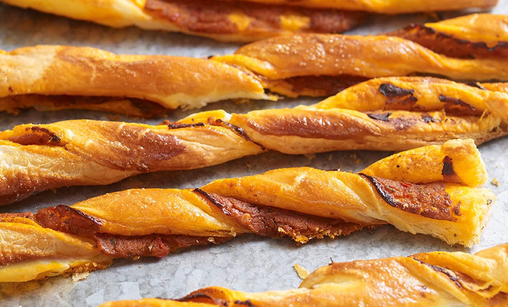 'Nduja Pesto Straws