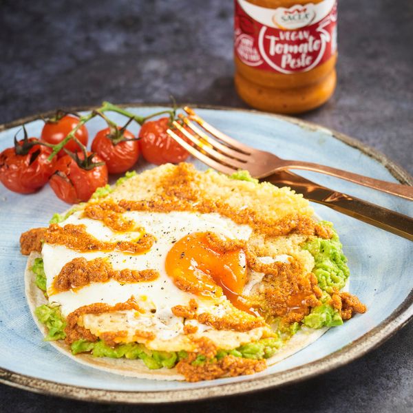 Parmesan Pesto Fried Eggs