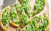 Pea, Asparagus & Pesto Pizza