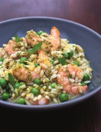 Prawn, Lemon & Basil Pesto Risotto