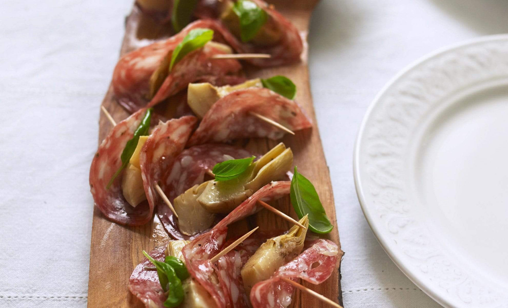 Salami & Artichoke Rolls
