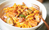 Salmon & Peanut Butter Noodles with Fiery Chilli Pesto