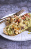 Scrambled Tofu with Vegan Basil Pesto