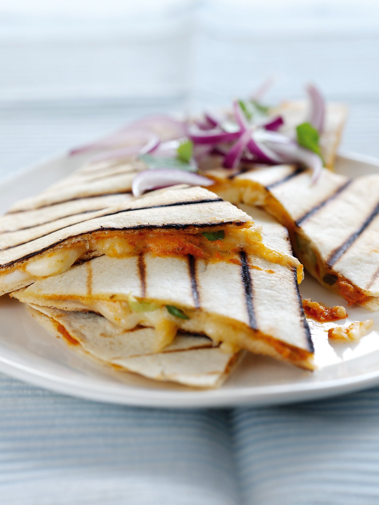 Sun-Dried Tomato Pesto Quesadillas