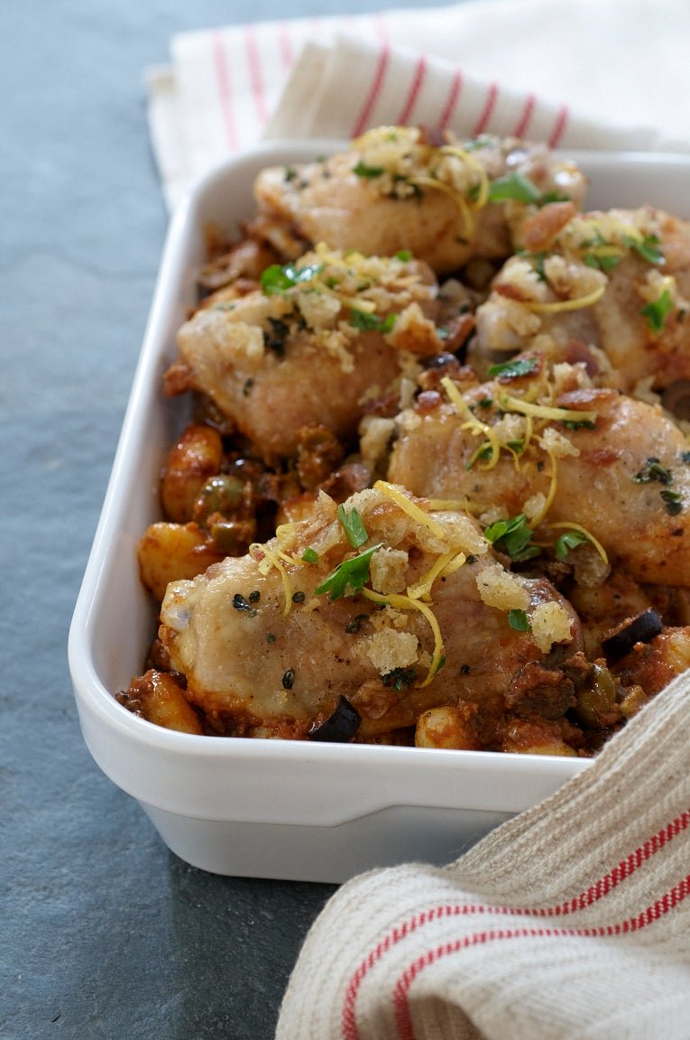 Tomato & Olive Chicken with Gnocchi
