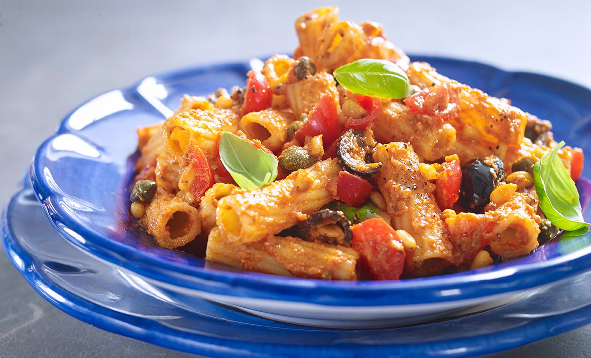 Tomato Pesto Rigatoni