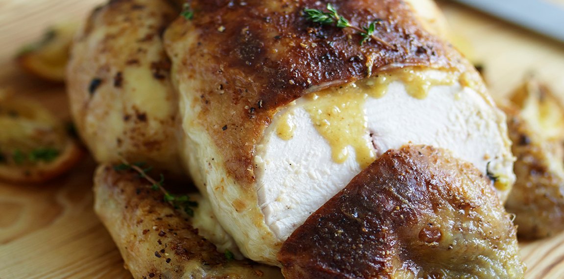 Truffle Pesto Roast Chicken