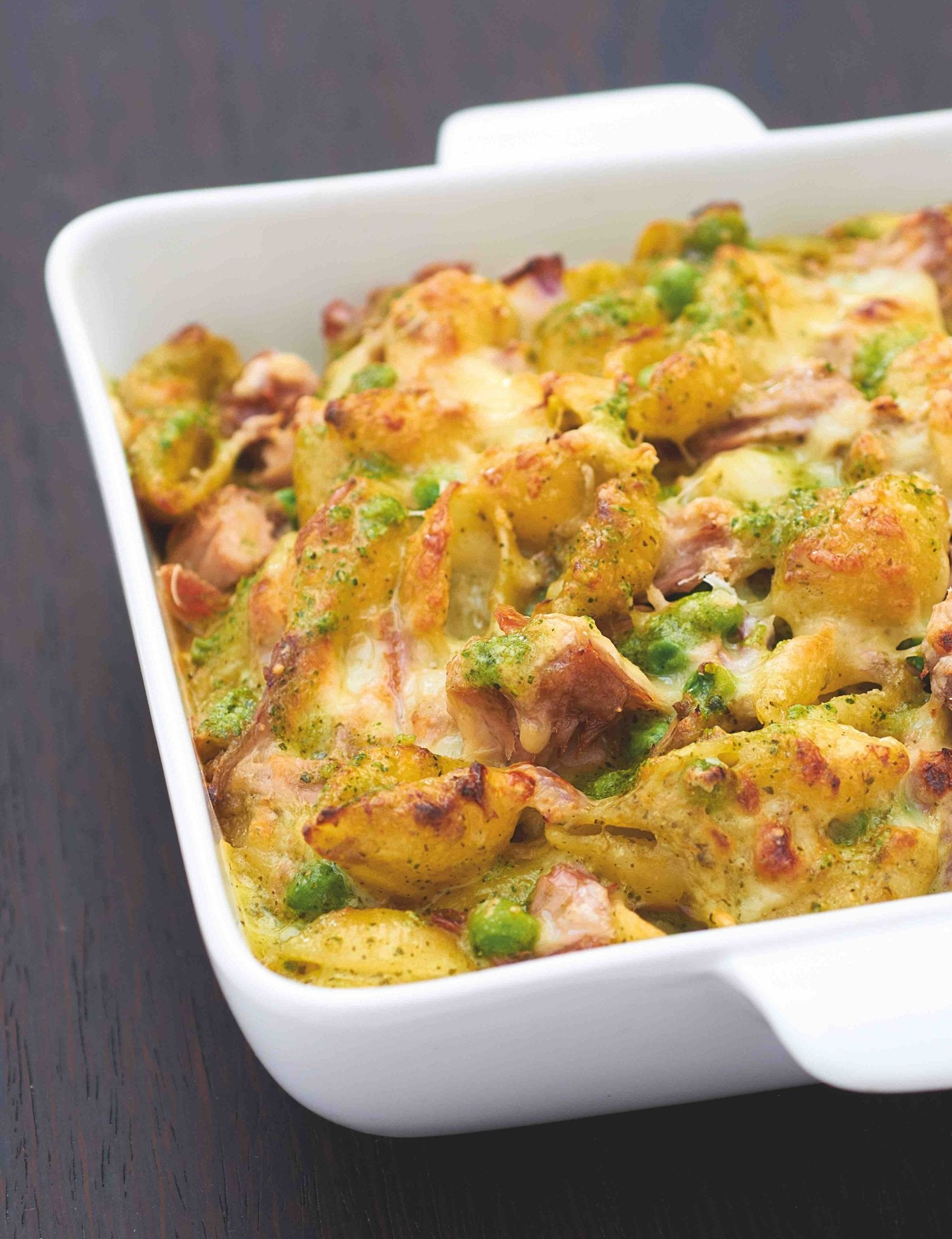 Tuna & Basil Pesto Pasta Bake