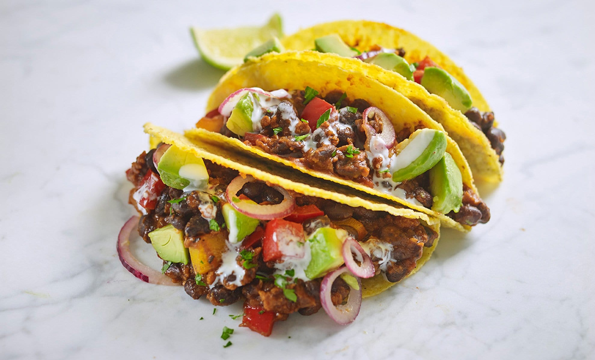 Vegan Tacos with Bolognese Sauce