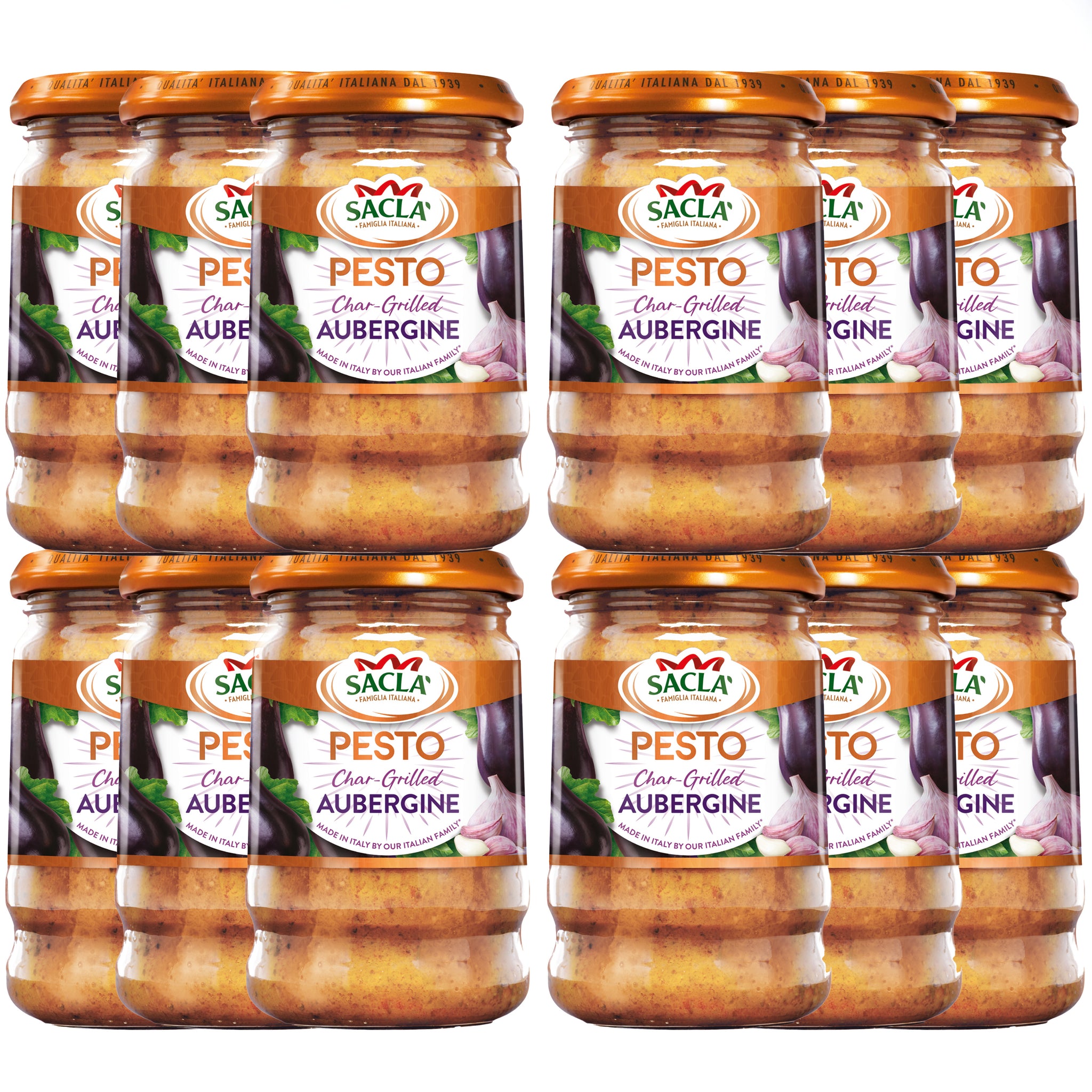 Sacla' Char-Grilled Aubergine Pesto 190g
