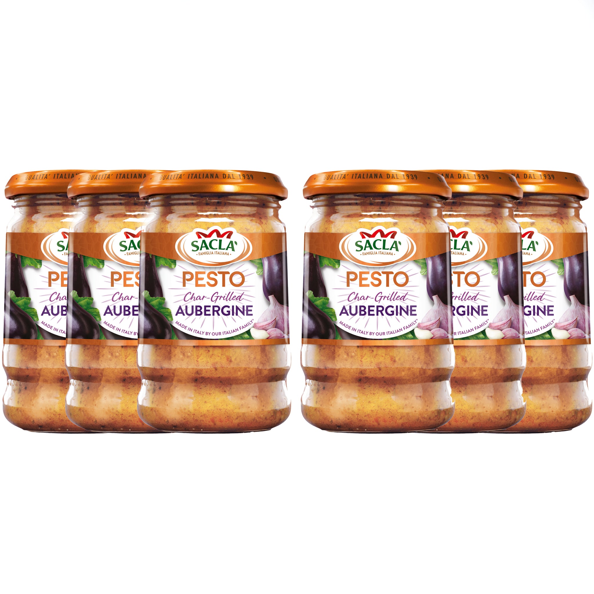 Sacla' Char-Grilled Aubergine Pesto 190g