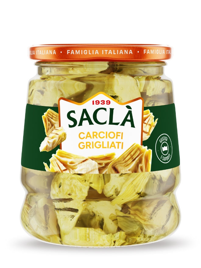 Saclà Char-Grilled Artichokes in Oil