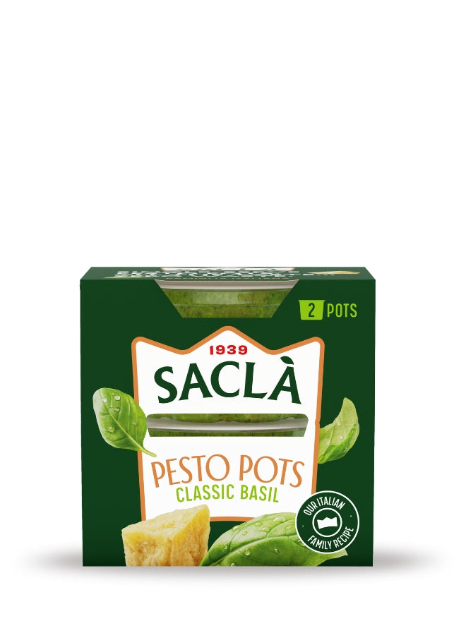 Saclà Classic Basil Pesto Pots