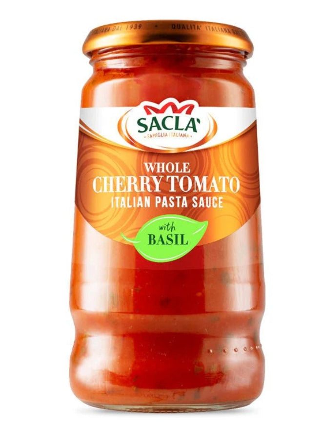 Saclà Whole Cherry Tomato Pasta Sauce with Basil