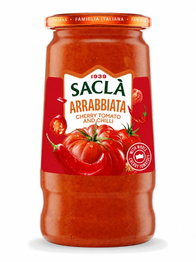 Saclà Whole Cherry Tomato Pasta Sauce with Chilli