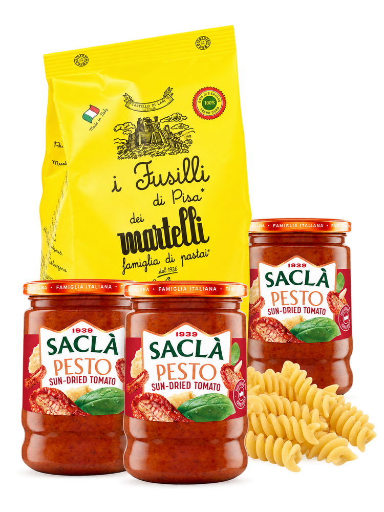 Sun-Dried Tomato Pesto Dinner Bundle with Martelli Fusilli