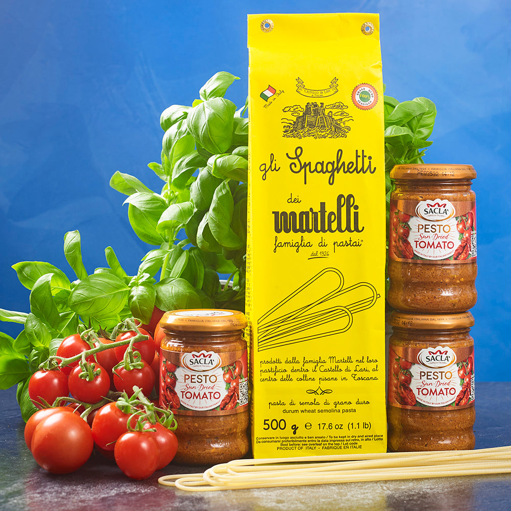 Sun Dried Tomato Pesto Dinner Bundle Martelli Spaghetti