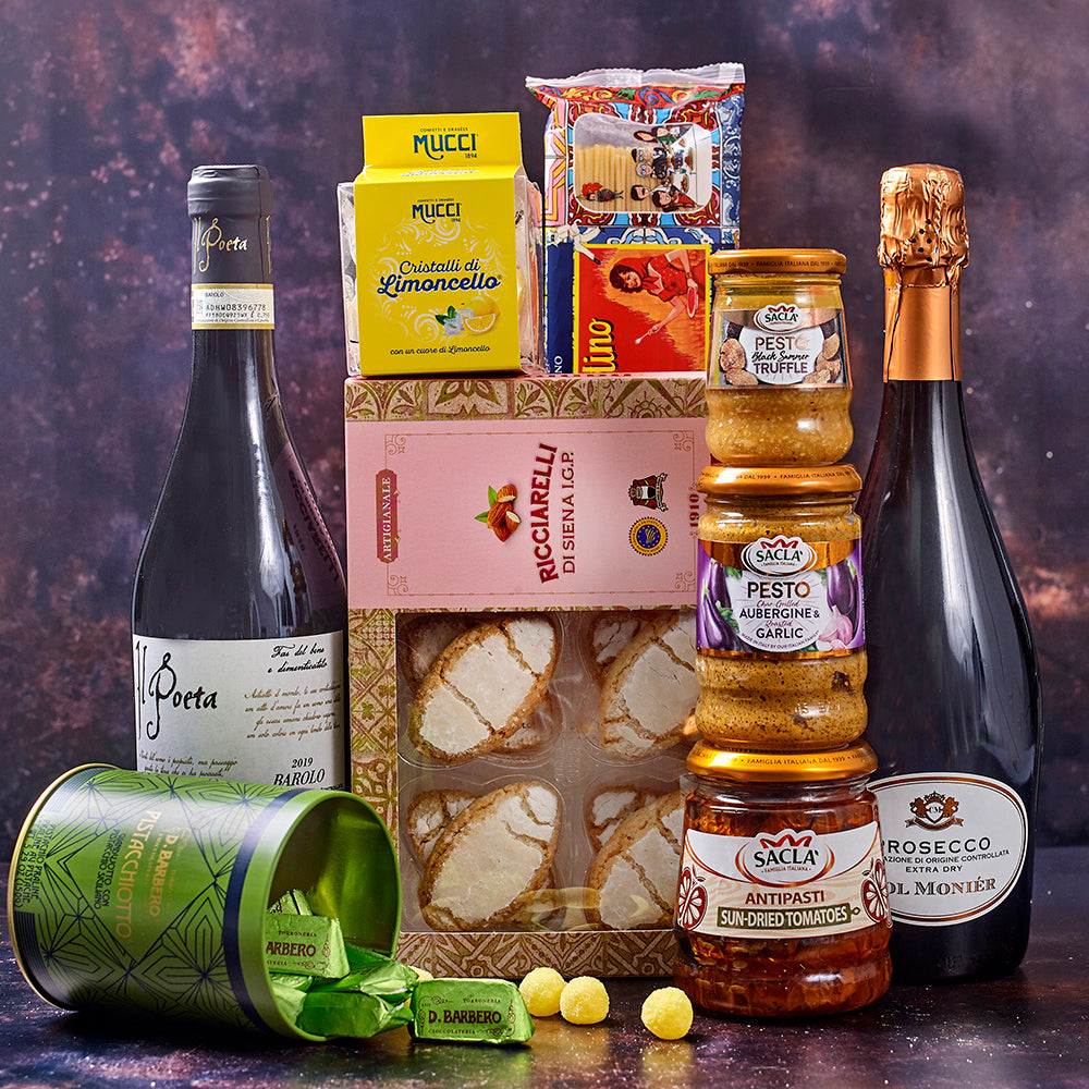 Truly, Madly, Italian Celebration Gift Bundle with Barolo