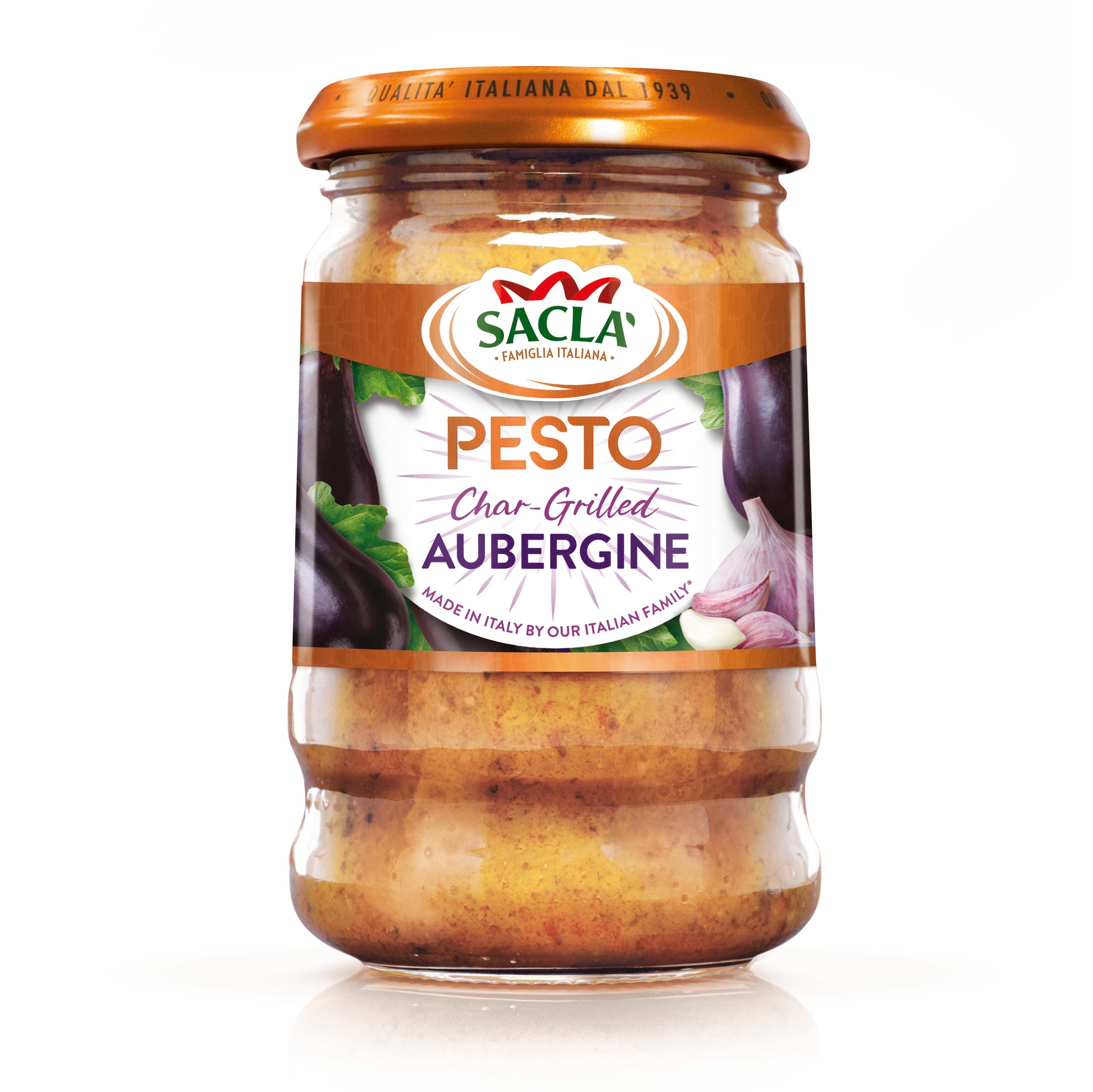 Sacla' Char-Grilled Aubergine Pesto 190g