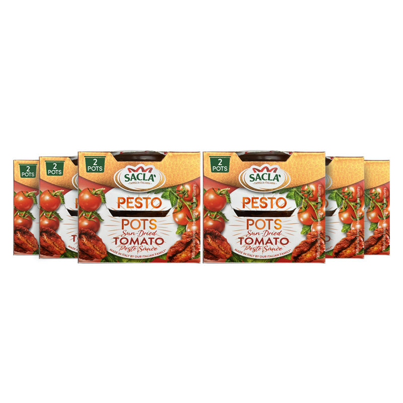 Sacla' Sundried Tomato Pesto Pots 2 x 45g