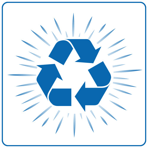 Our packaging is all recyclable
