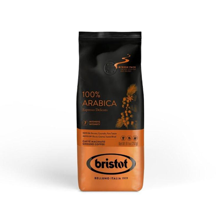 100% Arabica Ground Coffee 250g by Bristot - Sacla'