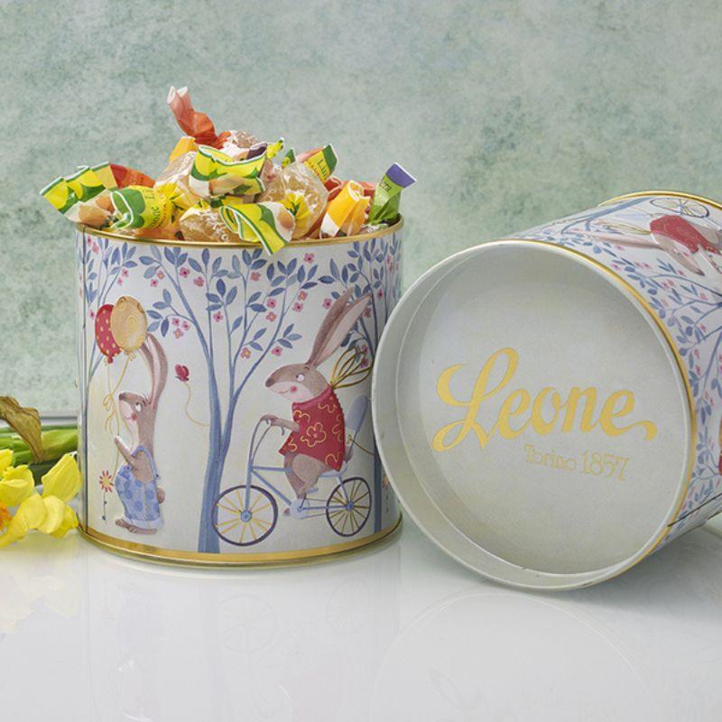 Assorted Jellies in Bunny Tin 400g by Leone - Sacla'