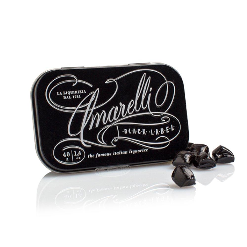 Black Label Gluten Free Liquorice 40g by Amarelli - Sacla'