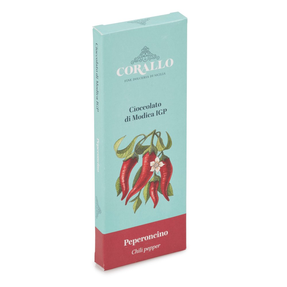 Chilli Chocolate Bar 50g by Dolceria Corallo