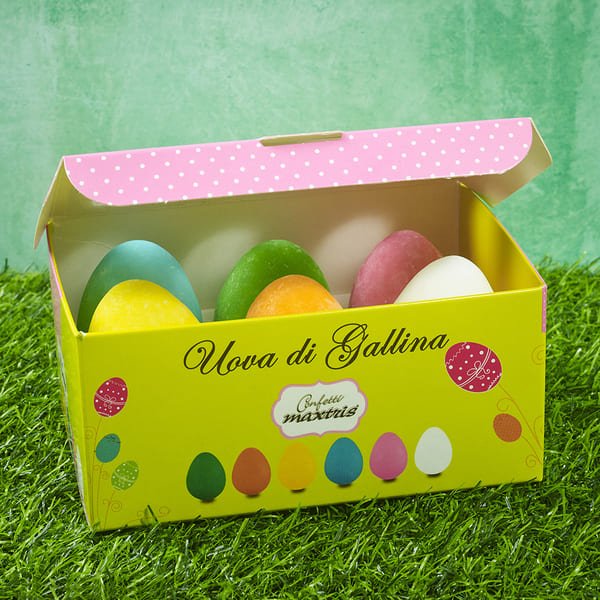 Chocolate Easter Eggs with Sugar Coating 240g by Maxtris
