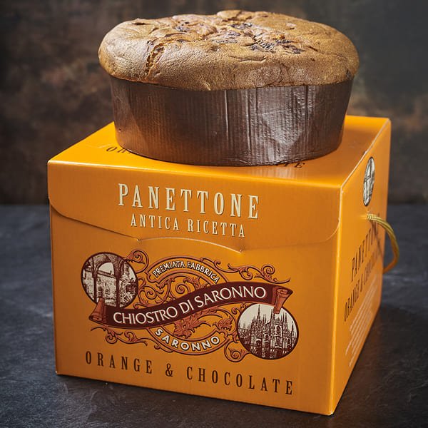 Chocolate & Orange Panettone 750g Gift Box by Lazzaroni Chiostro di Saronno