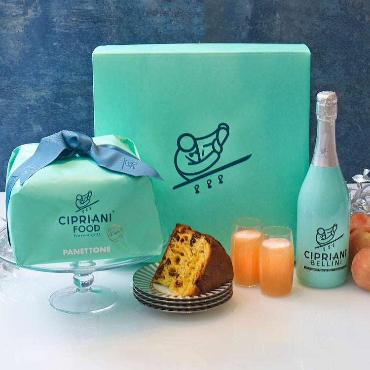 Cipriani Bellini Gift Box with Panettone
